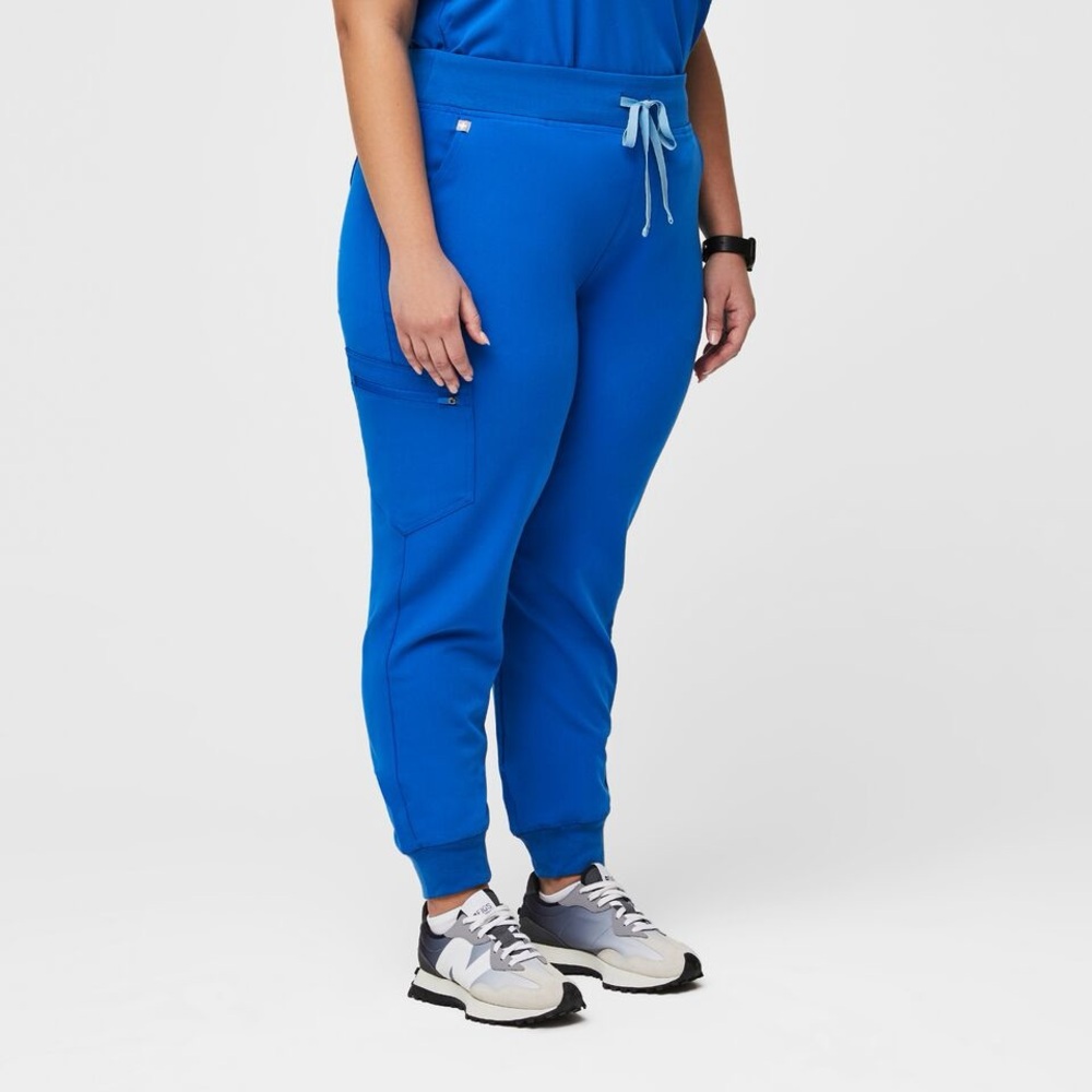 FIGS Zamora FIONx Jogger Royal Blue High Waisted Scrub Pants‎ - Picture 2 of 8